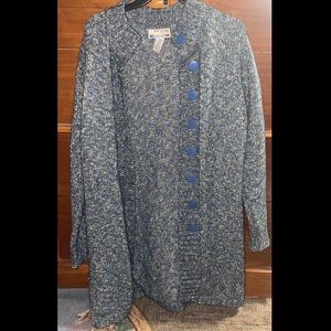 S Button Knit Cardigan